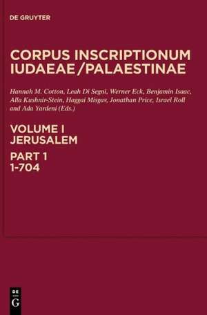 Jerusalem, Part 1: 1-704 de Denis Feissel