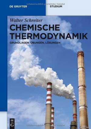 Chemische Thermodynamik: Grundlagen, Übungen, Lösungen de Walter Schreiter