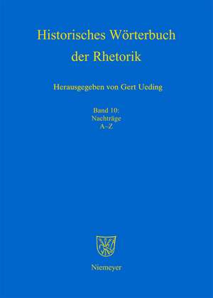 Nachträge A - Z de Gert Ueding