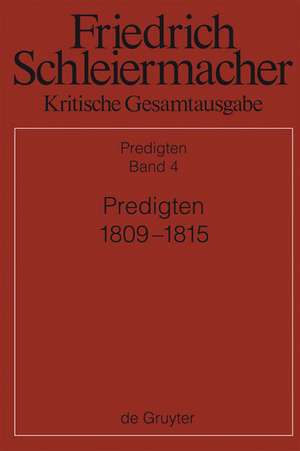 Predigten 1809-1815 de Patrick Weiland