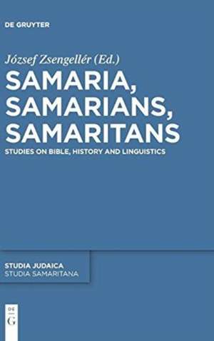 Samaria, Samarians, Samaritans: Studies on Bible, History and Linguistics de József Zsengellér