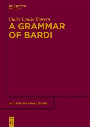 A Grammar of Bardi de Claire Bowern