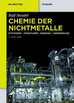 Chemie der Nichtmetalle: Synthesen - Strukturen - Bindung – Verwendung de Ralf Steudel