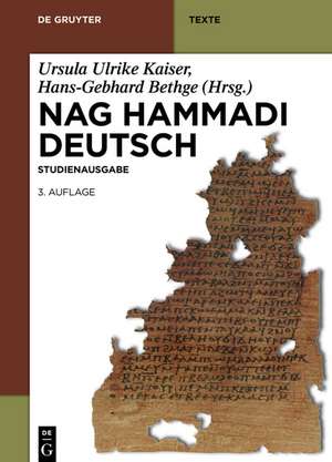 Nag Hammadi Deutsch: Studienausgabe. NHC I–XIII, Codex Berolinensis 1 und 4, Codex Tchacos 3 und 4 de Hans-Martin Schenke