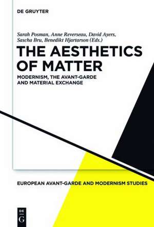 The Aesthetics of Matter: Modernism, the Avant-Garde and Material Exchange de Sarah Posman