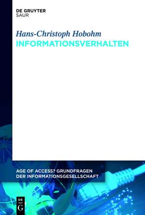 Informationsverhalten de Hans-Christoph Hobohm