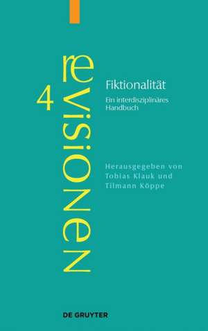 Fiktionalität: Ein interdisziplinäres Handbuch de Tobias Klauk