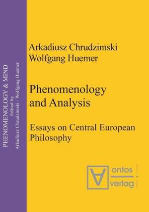 Phenomenology & Analysis: Essays in Central European Philosophy de Arkadiusz Chrudzimski