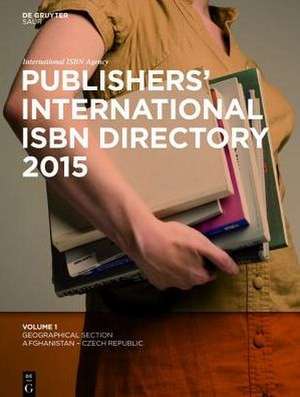 Publishers' International ISBN Directory 2015: eBookPlus de International ISBN Agency