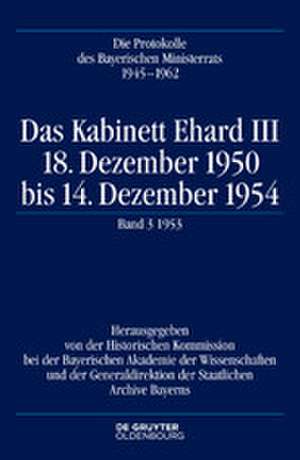 Das Kabinett Ehard III de Oliver Braun