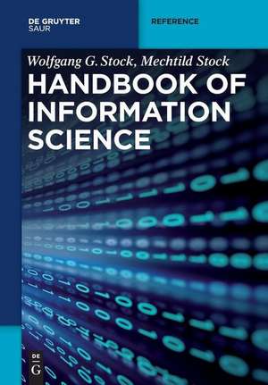 Handbook of Information Science de Wolfgang G. Stock