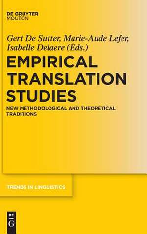 Empirical Translation Studies de Gert De Sutter