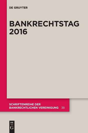 Bankrechtstag 2016 de Peter O. Mülbert