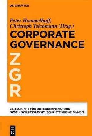 Corporate Governance im Konzern de Peter Hommelhoff