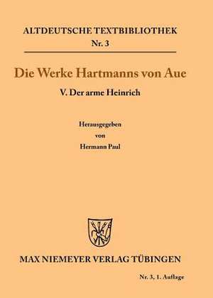 arme Heinrich de Hartmann Von Aue