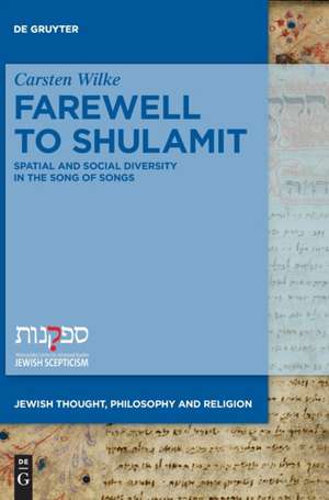 Farewell to Shulamit de Carsten Wilke