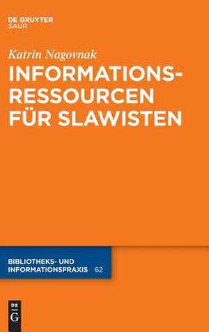 Informationsressourcen Fur Slawisten de Katrin Nagovnak