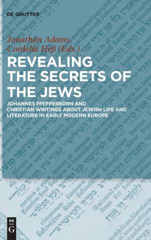 Revealing the Secrets of the Jews de Jonathan Adams