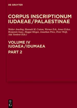 Iudaea / Idumaea Vol 2 de Walter Ameling