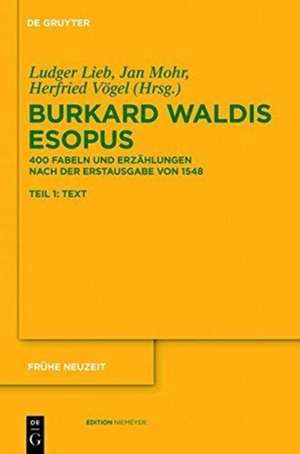 Burkard Waldis: Esopus de Ludger Lieb