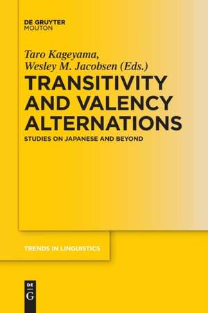 Transitivity and Valency Alternations de Wesley M. Jacobsen