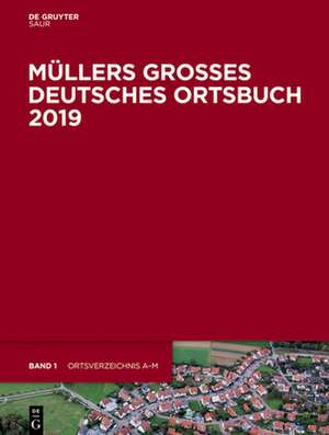 Müllers Großes Deutsches Ortsbuch 2019 de Degruyter