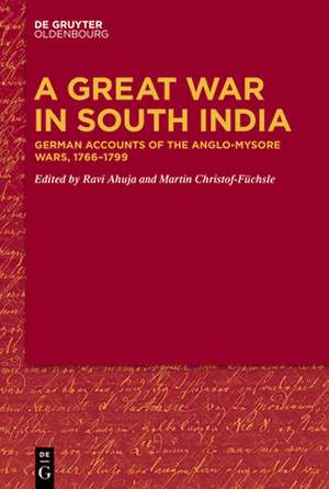 A Great War in South India de Ravi Ahuja