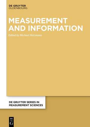 Measurement and Information de Michael Heizmann