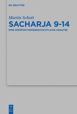 Sacharja 9¿14 de Martin Schott