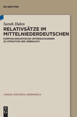 Ihden, S: Relativsätze im Mittelniederdeutschen