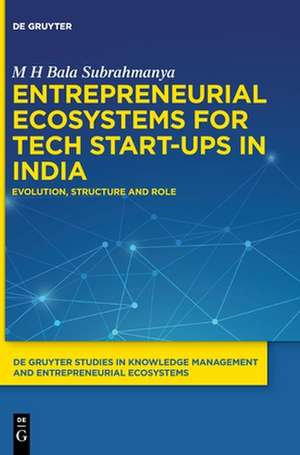 Subrahmanya, B: Entrepreneurial Ecosystems for Tech Sta de M H Bala Subrahmanya