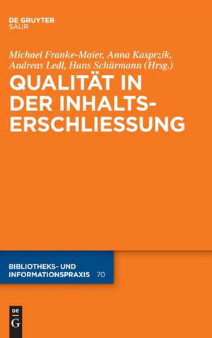 Qualität in der Inhaltserschließung