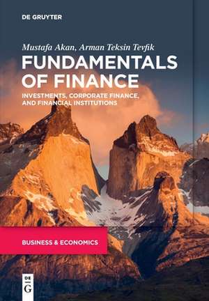 Akan, M: Fundamentals of Finance de Arman Teksin Tevfik