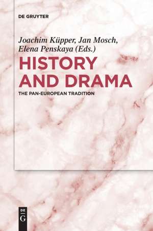 History and Drama de Joachim Küpper