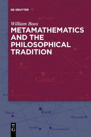 Metamathematics and the Philosophical Tradition de William Boos