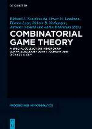 Combinatorial Game Theory de Richard J. Nowakowski