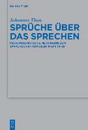 Thon, J: Sprüche über das Sprechen