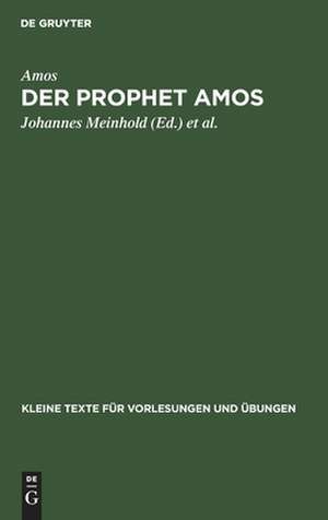 Der Prophet Amos de Amos