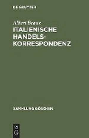 Italienische Handelskorrespondenz de Albert Beaux