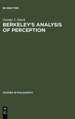 Berkeley's analysis of perception de George J. Stack