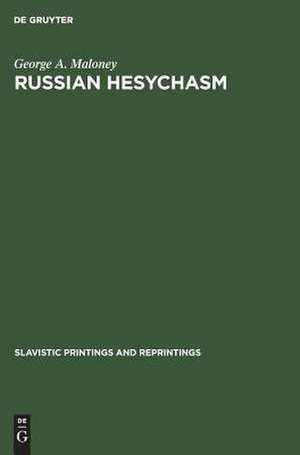 Russian hesychasm: The spirituality of Nil Sorskij de George A. Maloney