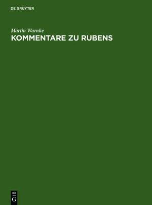 Kommentare zu Rubens de Martin Warnke