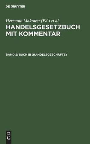 Buch III (Handelsgeschäfte): Bd. 2 de H. Makower