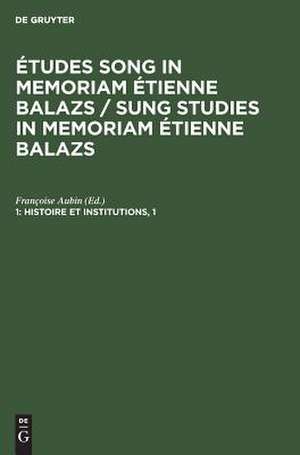 Études Song in memoriam Étienne Balazs: 1, 1 de Françoise Aubin