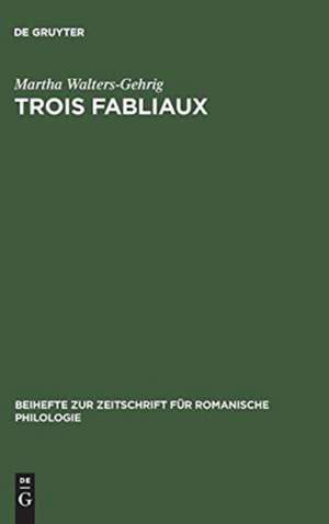 Trois fabliaux: Saint Pierre et le jongleur ; De Haimet et de Barat et Travers ; Estula de Martha Walters-Gehrig