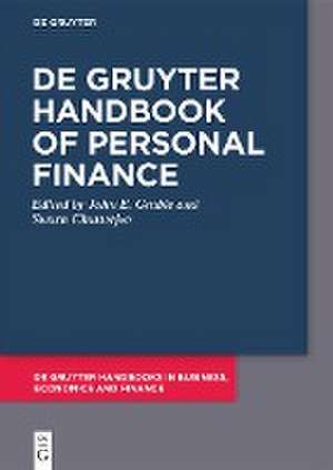 De Gruyter Handbook of Personal Finance de Swarn Chatterjee