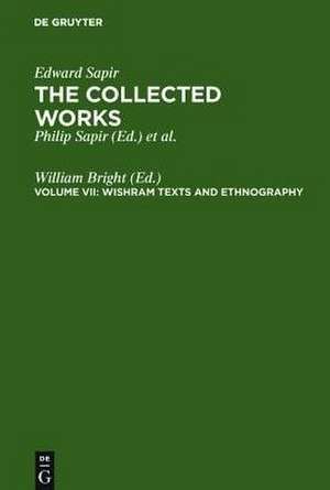 Wishram Texts and Ethnography de William Bright