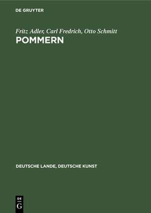 Pommern de Fritz Adler