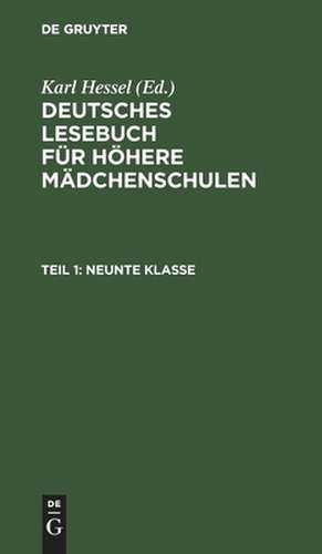 Neunte Klasse de Karl Hessel