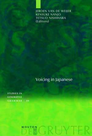 Voicing in Japanese de Jeroen van de Weijer